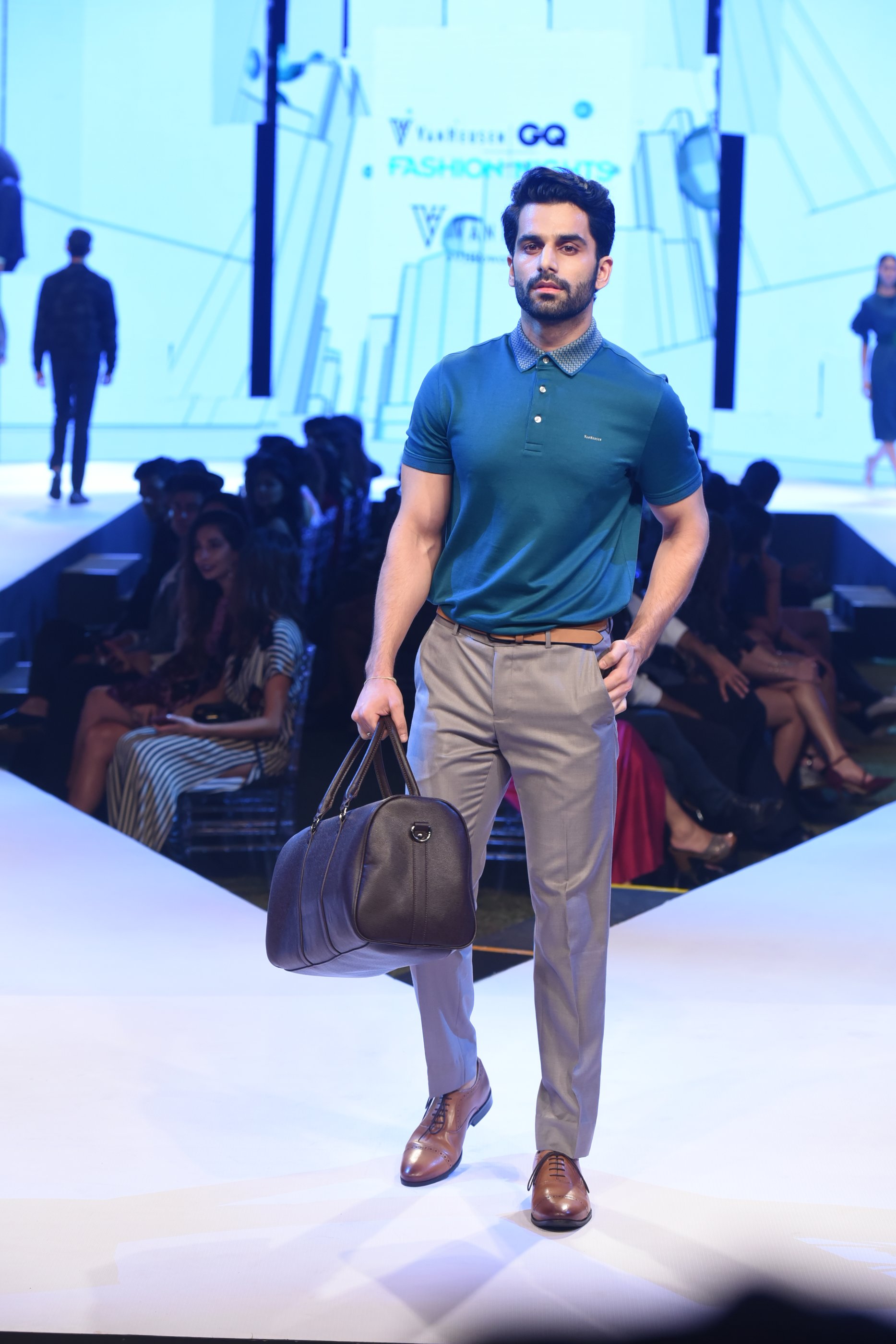 male ramp walk fashion show